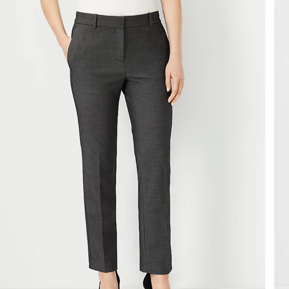 Ann Taylor Ankle Bi-stretch charcoal grey size 4